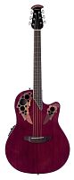 Ovation CE44-RR Celebrity Elite Mid Cutaway Ruby Red