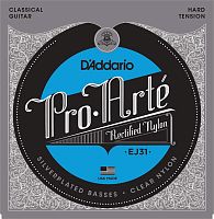 D'ADDARIO EJ31 PRO-ARTE RECTIFIED TREBLES, HARD TENSION